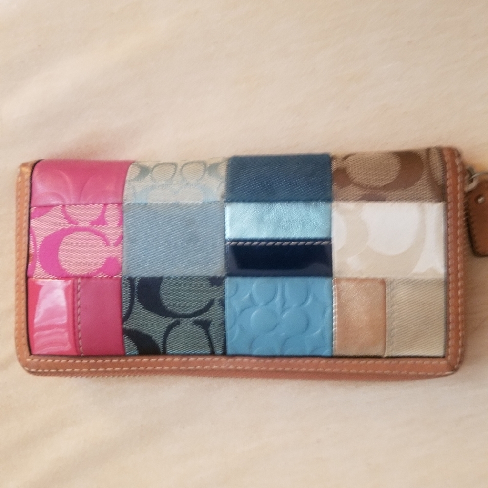 Authentic coach wallet